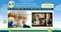 Desktop Screenshot of coinsforkidswithcancer.org